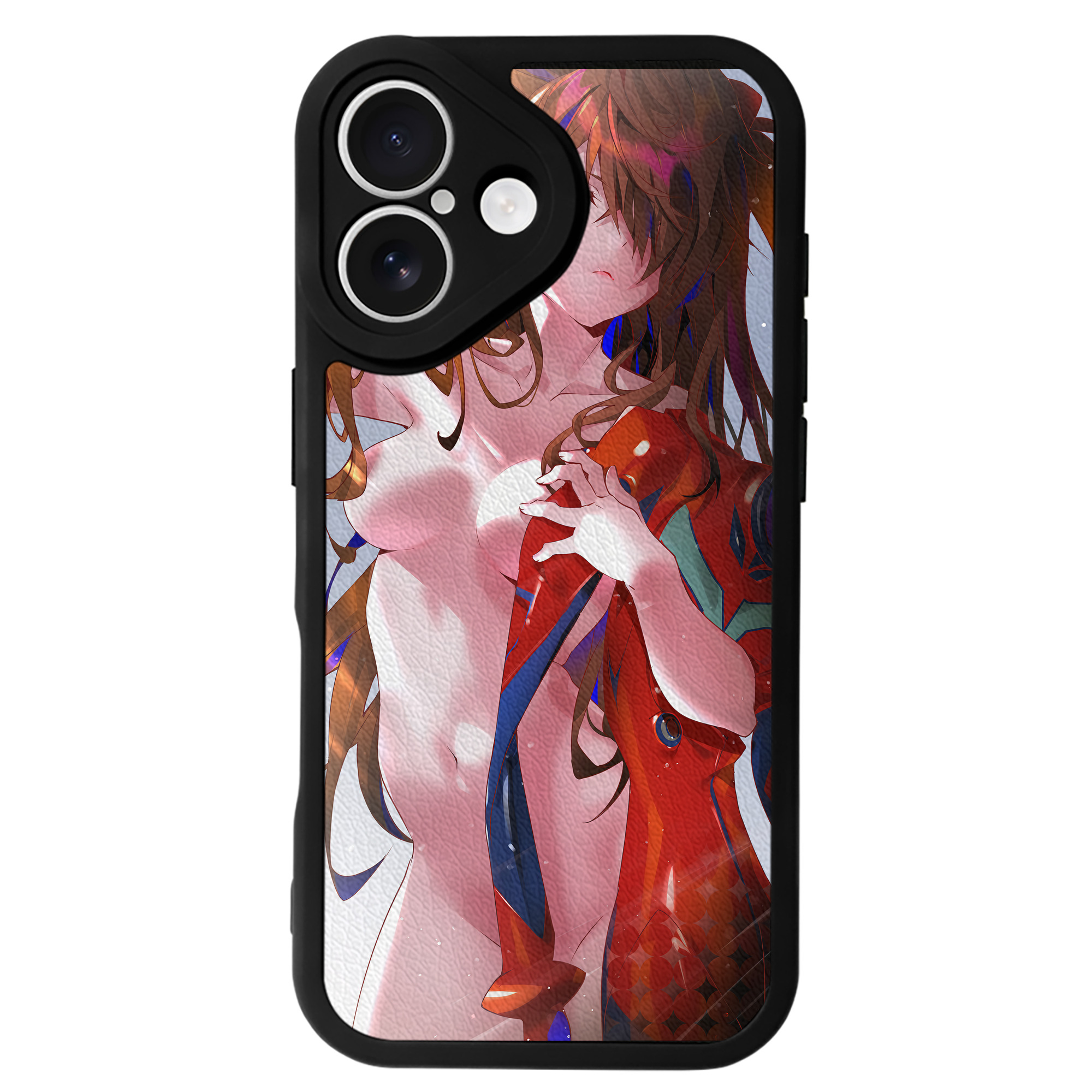 （画像用） EVA 新世紀エヴァンゲリオン 【iPhone 16シリーズ対応】シリコンスマホケース（レザー調） 材質：シリコン